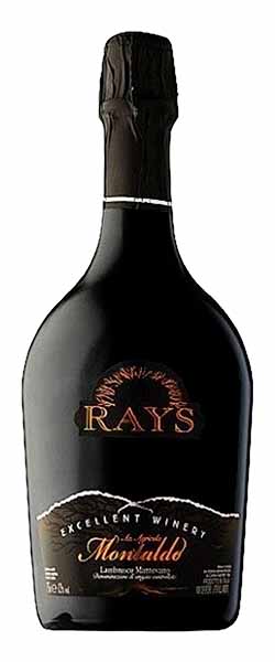 Rays Montaldo Lambrusco Mantovano Doc - Cantine Virgili Nº1 Rays Montaldo Lambrusco Mantovano Doc - Cantine Virgili Nº1